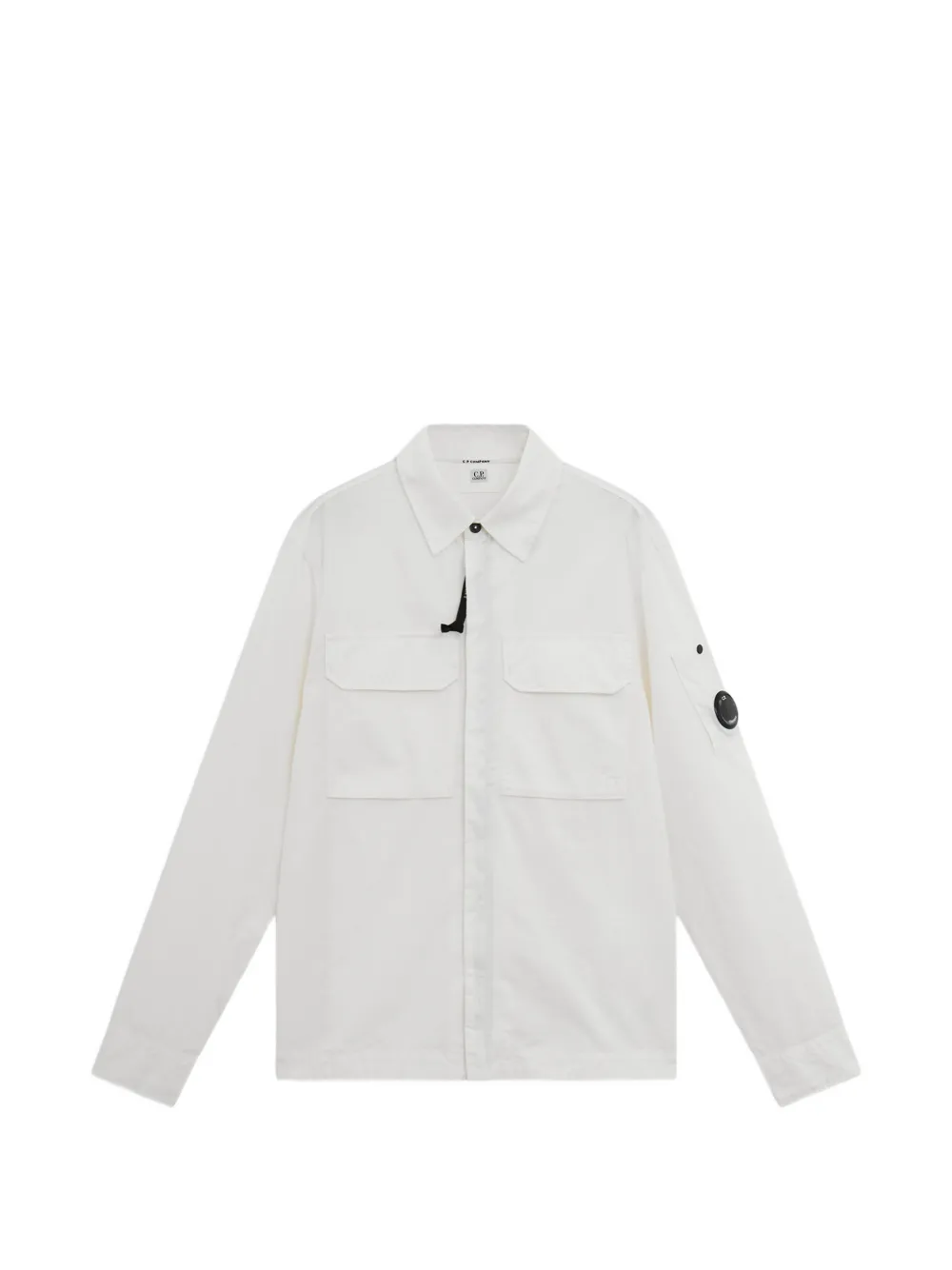 C.P. Company lens-detail pocket shirt - Bianco