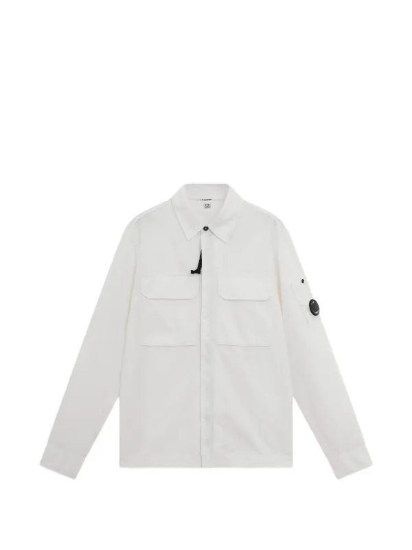 C.P. Company レンズディテール ジップシャツ | ホワイト | FARFETCH JP