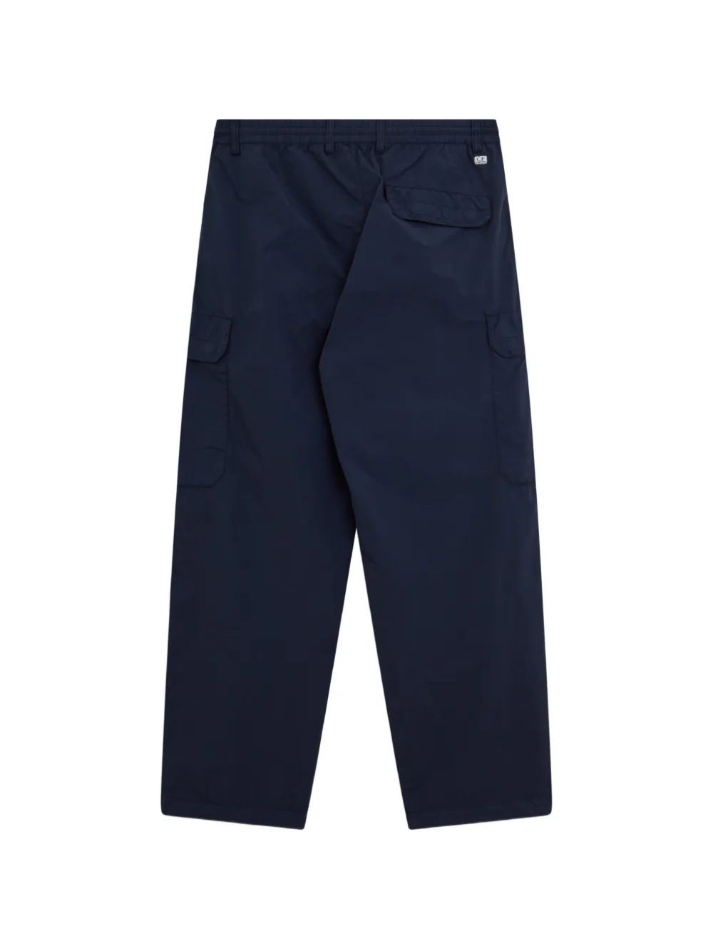 C.P. Company Broek met zak en lens detail Blauw