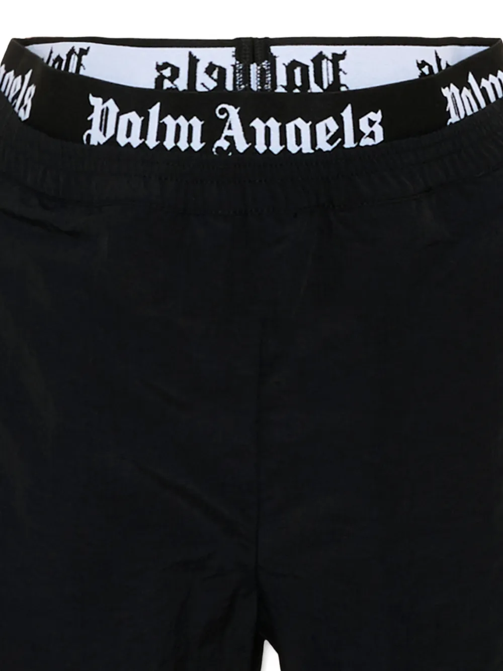 Palm Angels Kids ロゴウエスト スイムショーツ | ブラック | FARFETCH JP