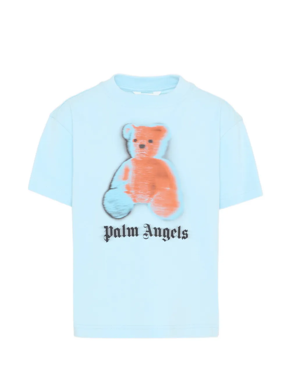 Palm Angels Kids teddy bear short-sleeve T-shirt - Blu