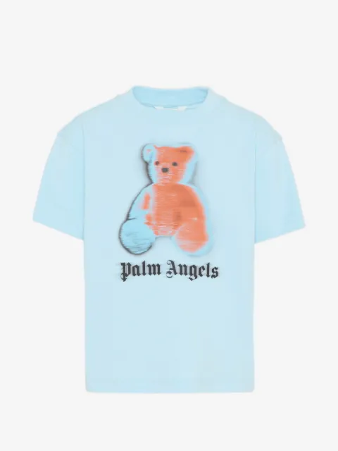 Palm Angels Kids playera con motivo Teddy Bear