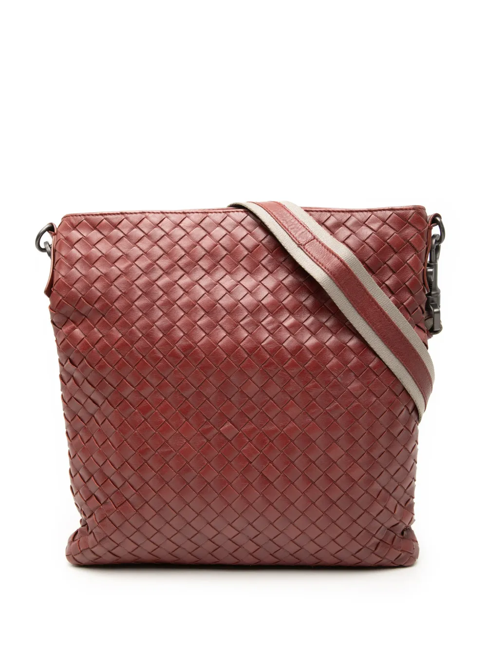 Bottega Veneta Pre-Owned 2011 Nappa Intrecciato VN crossbody bag - Red