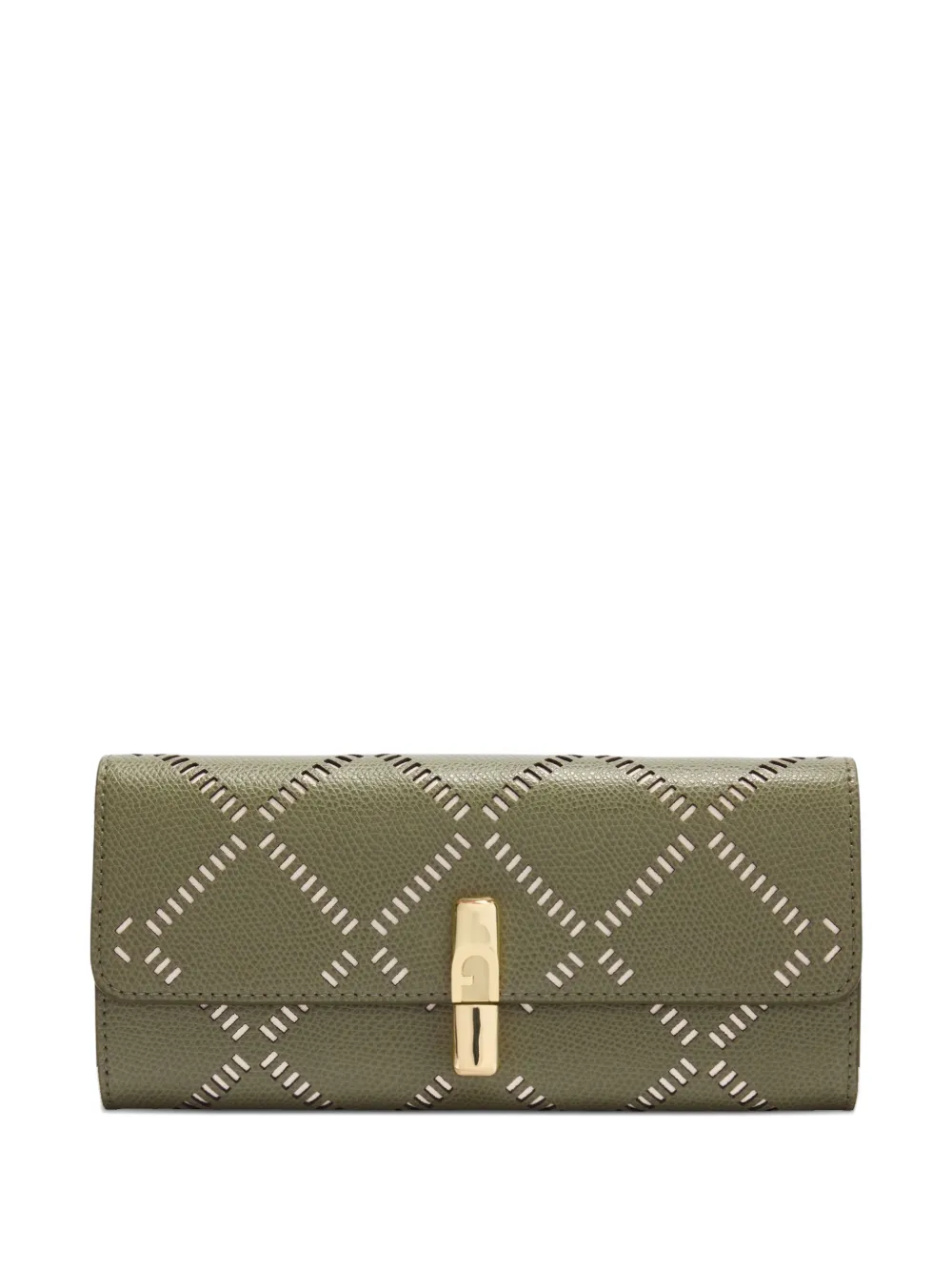 Furla Iride Continental perforated wallet - Verde