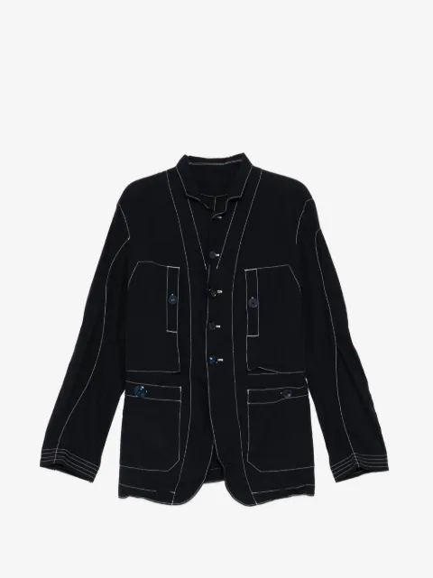 Undercover contrast-stitch  jacket