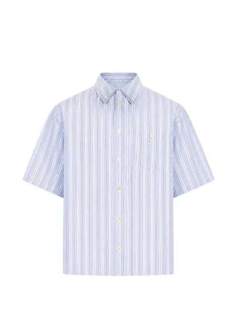 Undercover striped short-sleeve shirt
