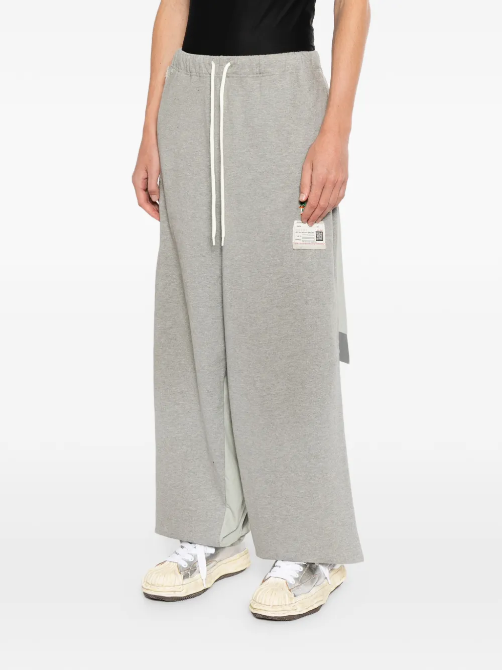 Maison MIHARA YASUHIRO Trainingsbroek met gelaagde zoom Grijs