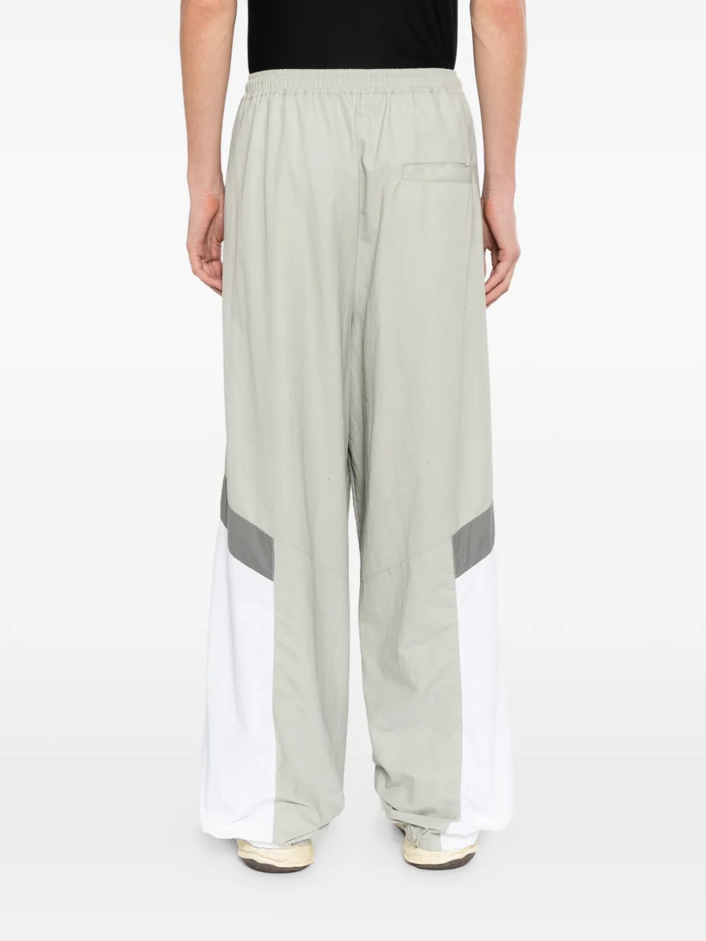 Maison MIHARA YASUHIRO Trainingsbroek met gelaagde zoom Grijs
