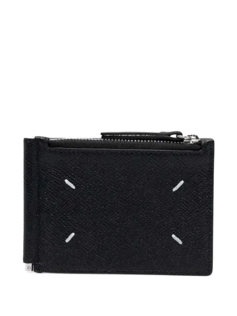 Maison Margiela grainy-leather zip wallet
