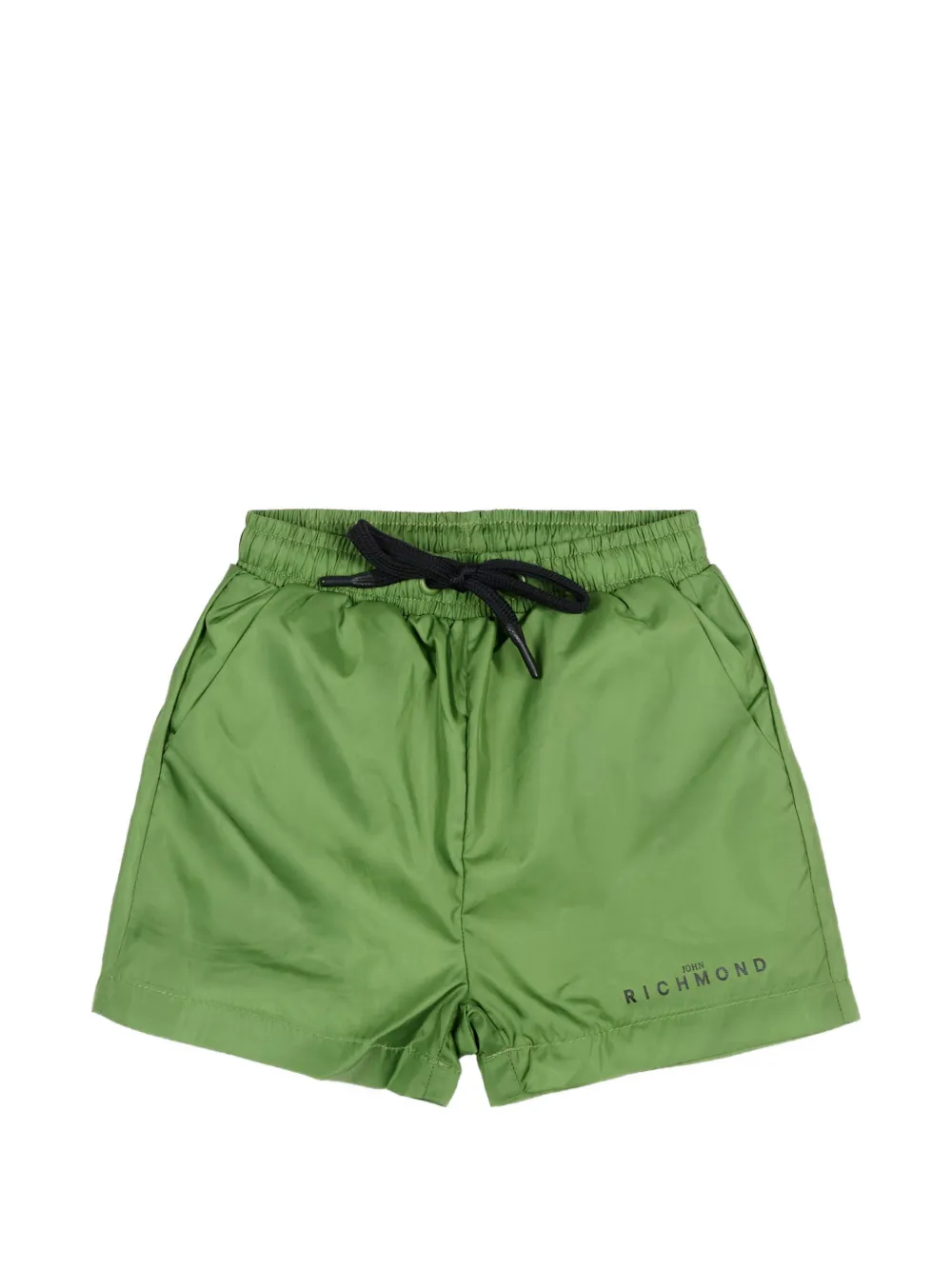 John Richmond Junior logo-detail swim shorts - Verde