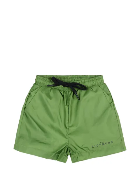 John Richmond Junior logo-detail swim shorts