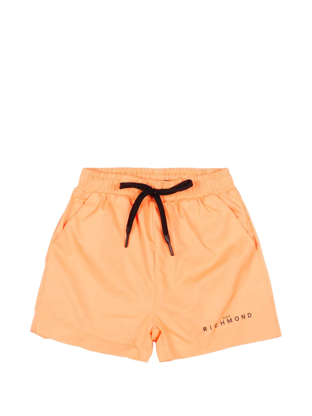 John Richmond Junior logo-detail swim shorts - Arancione