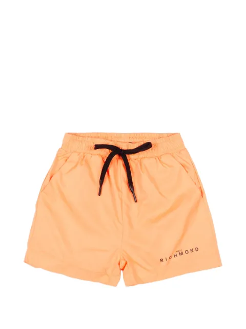 John Richmond Junior logo-detail swim shorts