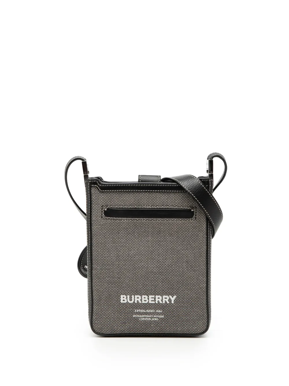 Burberry Pre-Owned 2018-2023 Canvas Horseferry Print crossbody bag - Schwarz