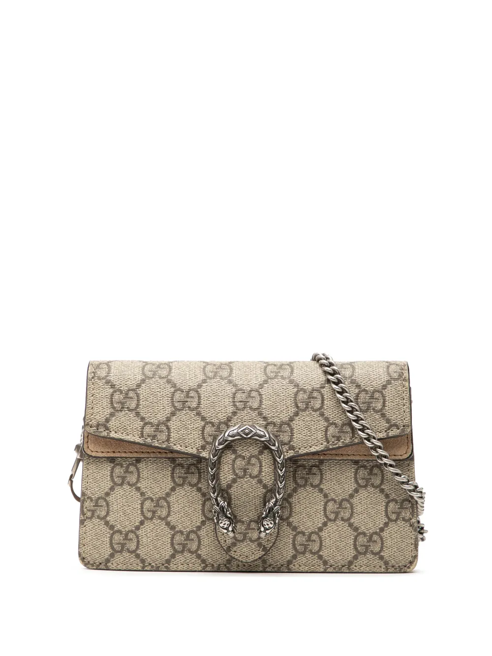 Gucci Pre-Owned 2016-2025 Mini GG Supreme Dionysus crossbody bag - Marrone