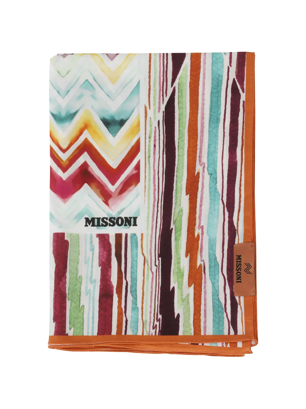 Missoni zigzag-print scarf - Bianco