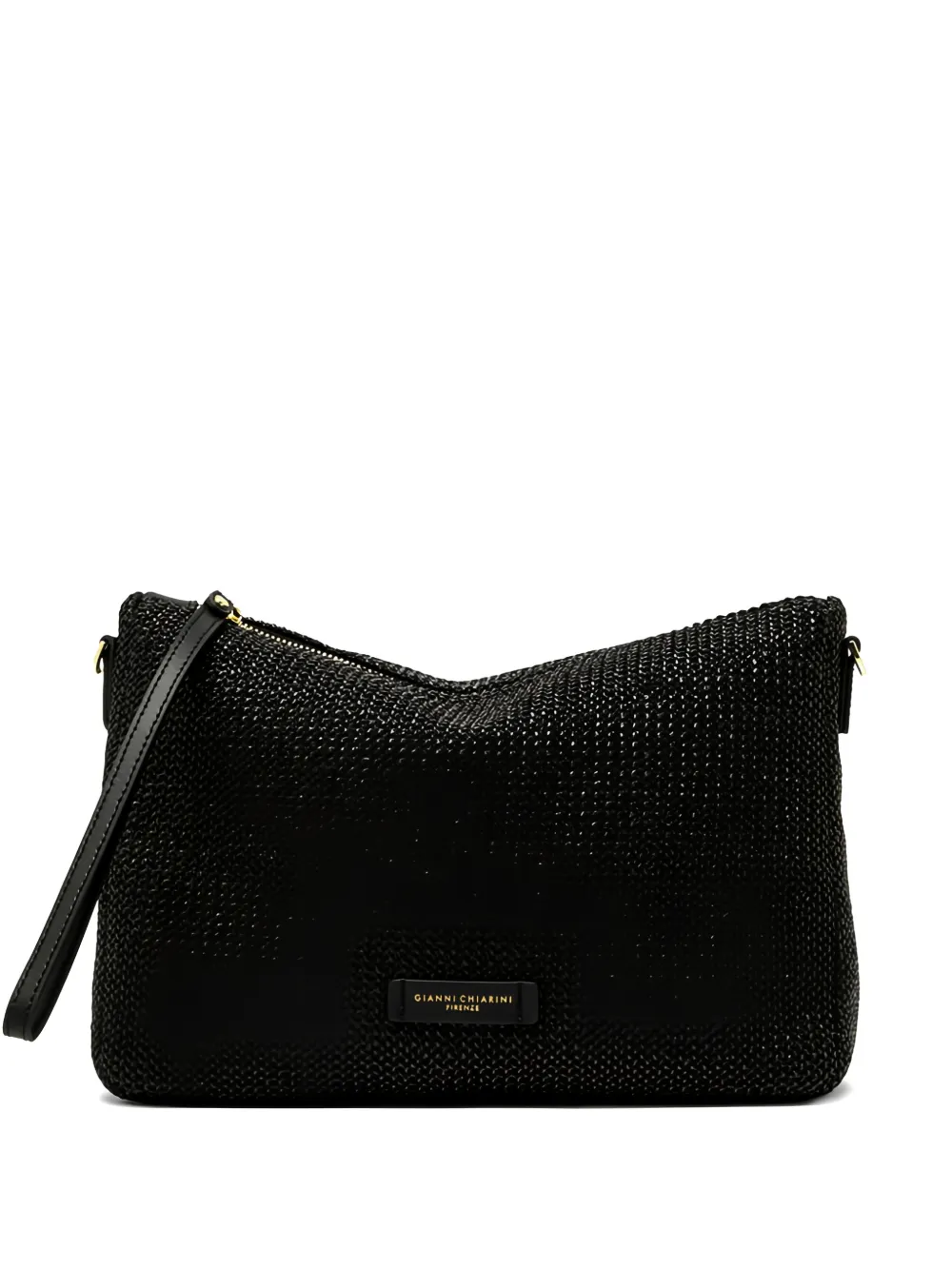 GIANNI CHIARINI small Nora woven clutch bag - Nero