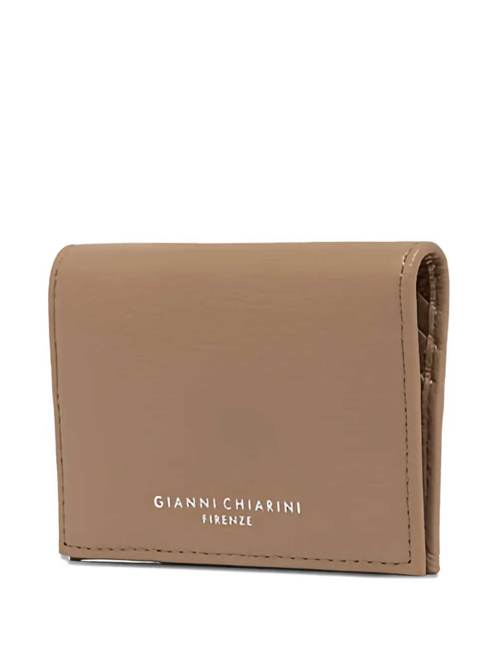 GIANNI CHIARINI Portemonnee van bewerkt leer Bruin