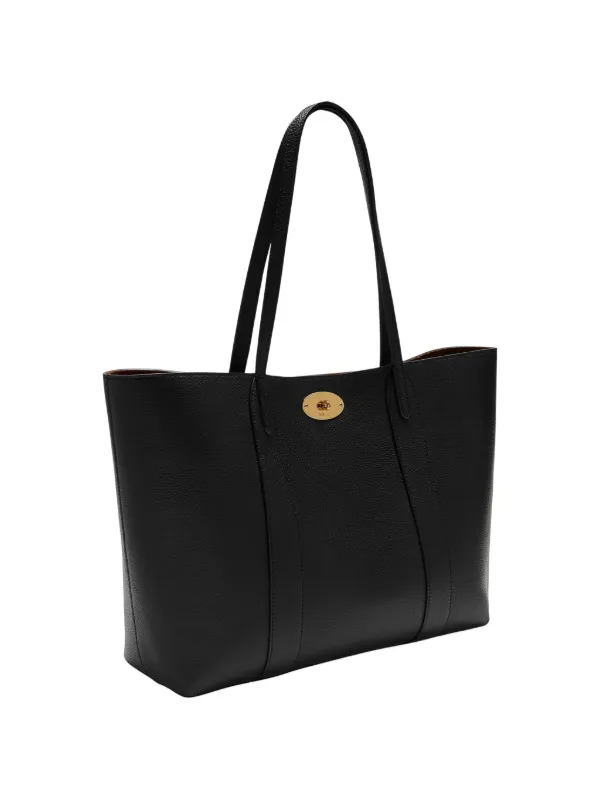 Mulberry Small Bayswater Turnlock Tote Bag | Black | FARFETCH CA