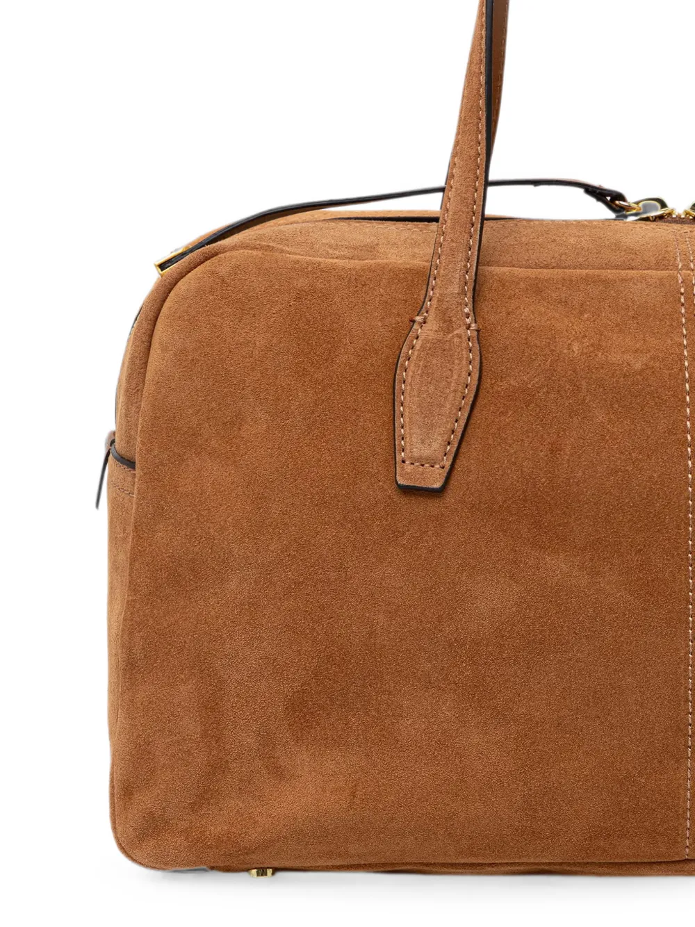 GIANNI CHIARINI Aryna suède tas met handgreep Bruin