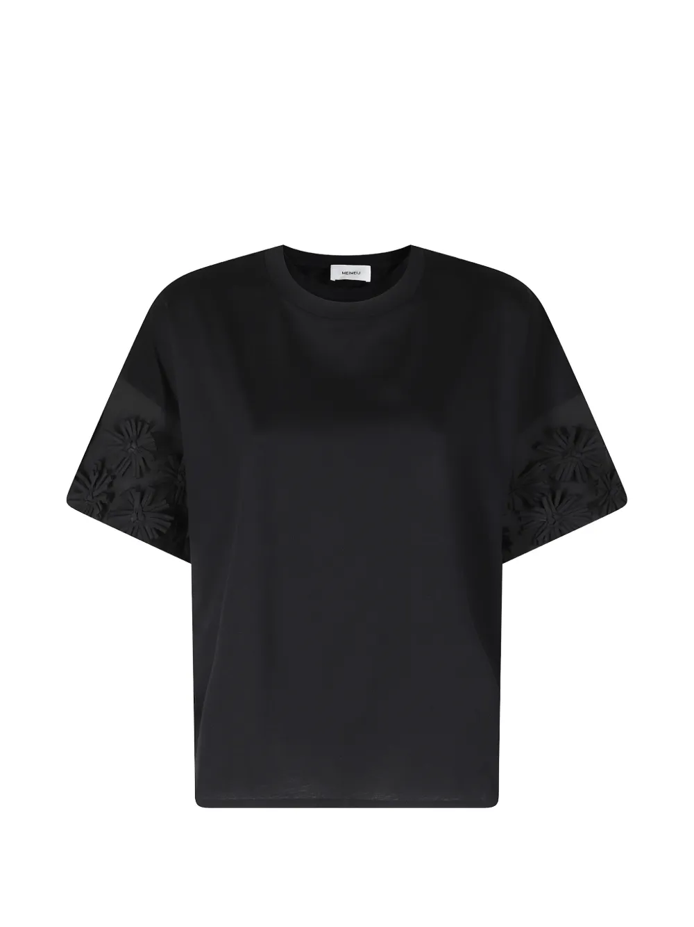 MeimeiJ Fiori T-shirt - Nero
