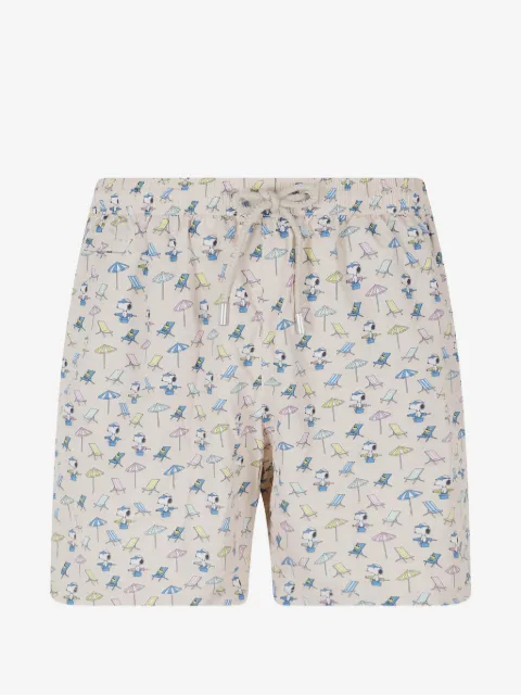 MC2 Saint Barth shorts de playa con estampado Lighting Micro Snoopy