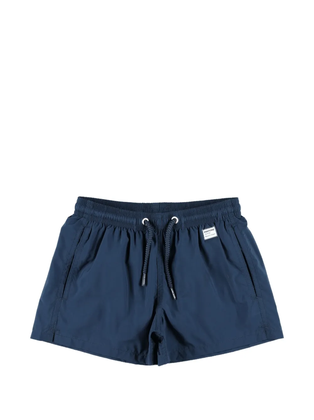 MC2 Saint Barth Kids Jean drawstring beach shorts - Blu
