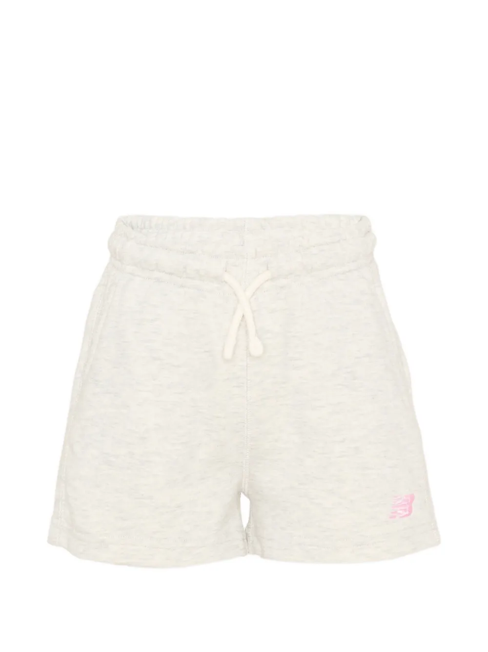 New Balance Kids logo-detail shorts - Toni neutri