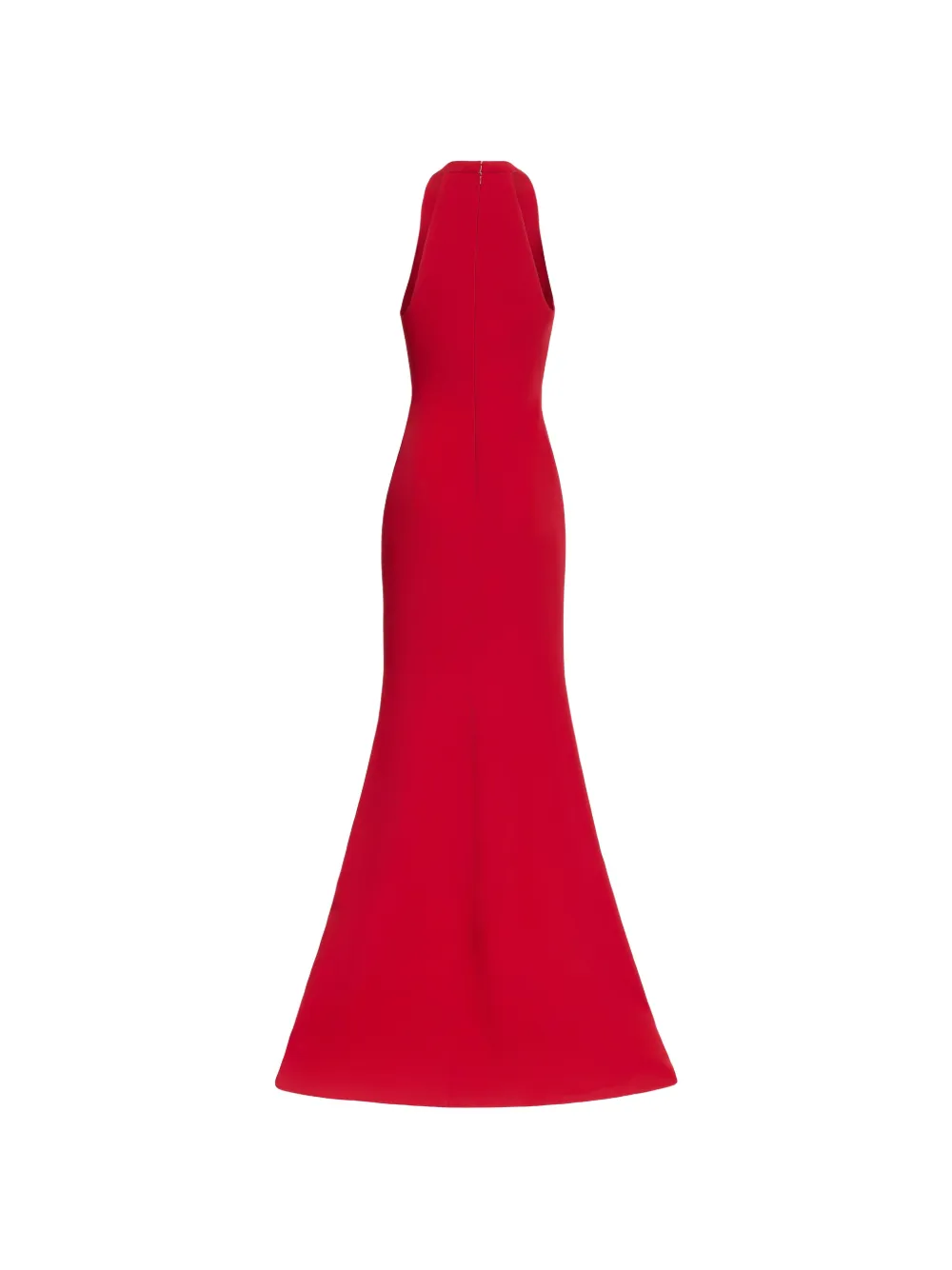 Elie Saab Maxi-jurk met strikdetail en halternek Rood