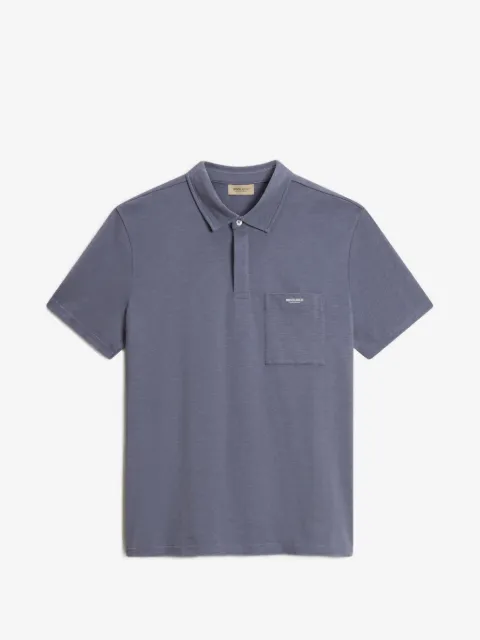 Woolrich slub-jersey pocket polo shirt