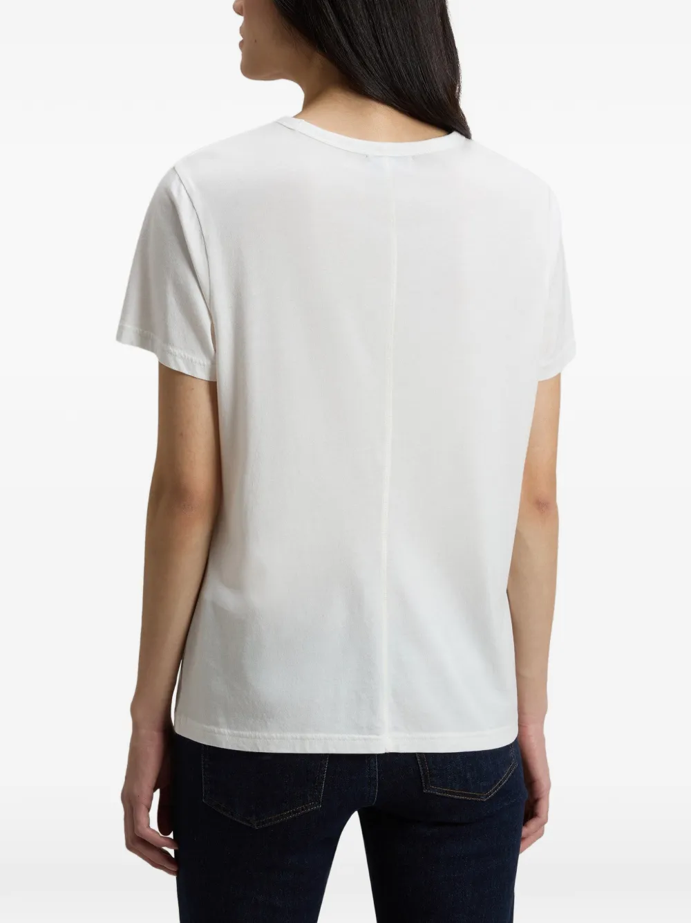 Woolrich T-shirt met logoprint Wit