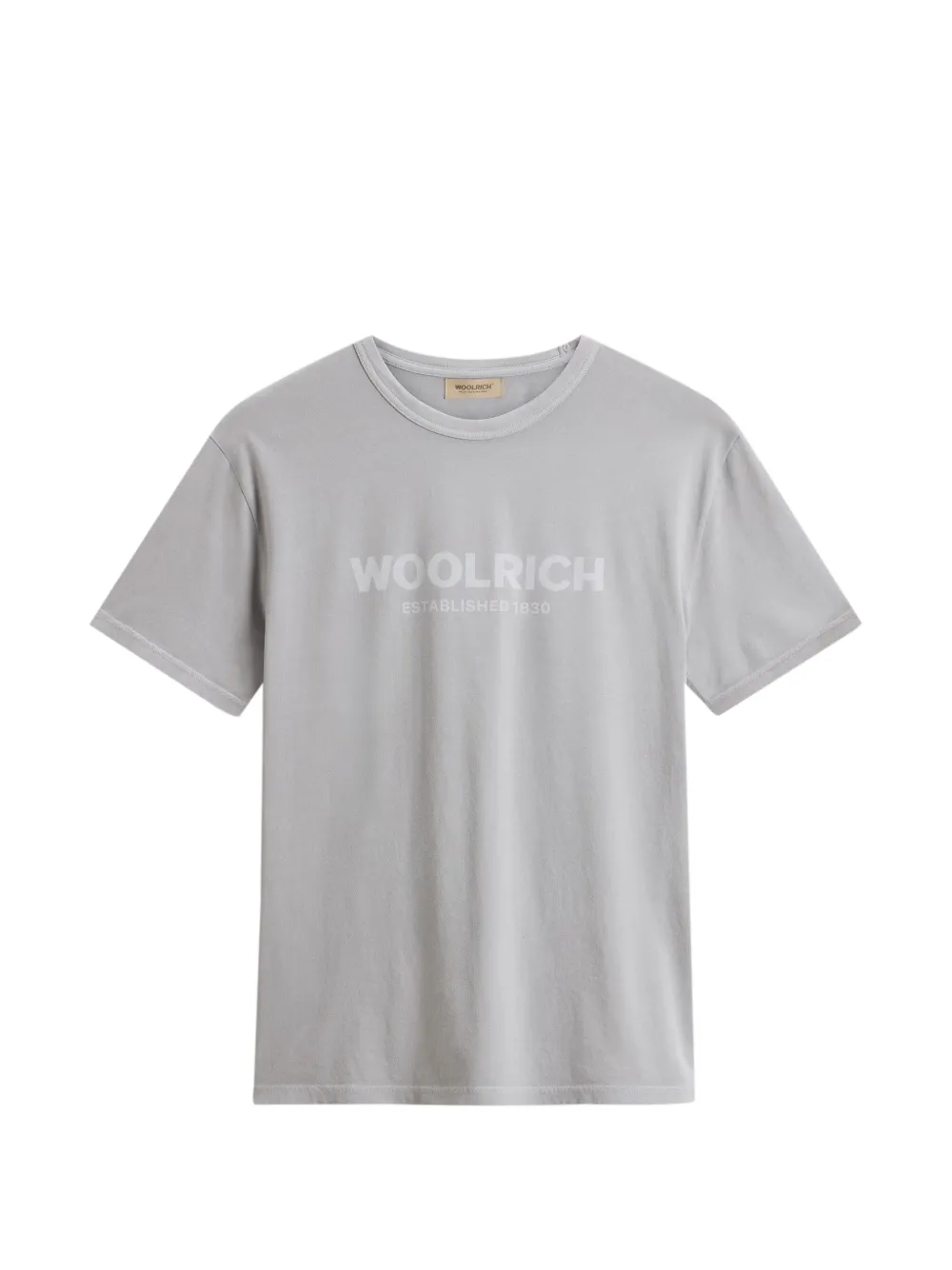 Woolrich logo-print T-shirt - Grigio