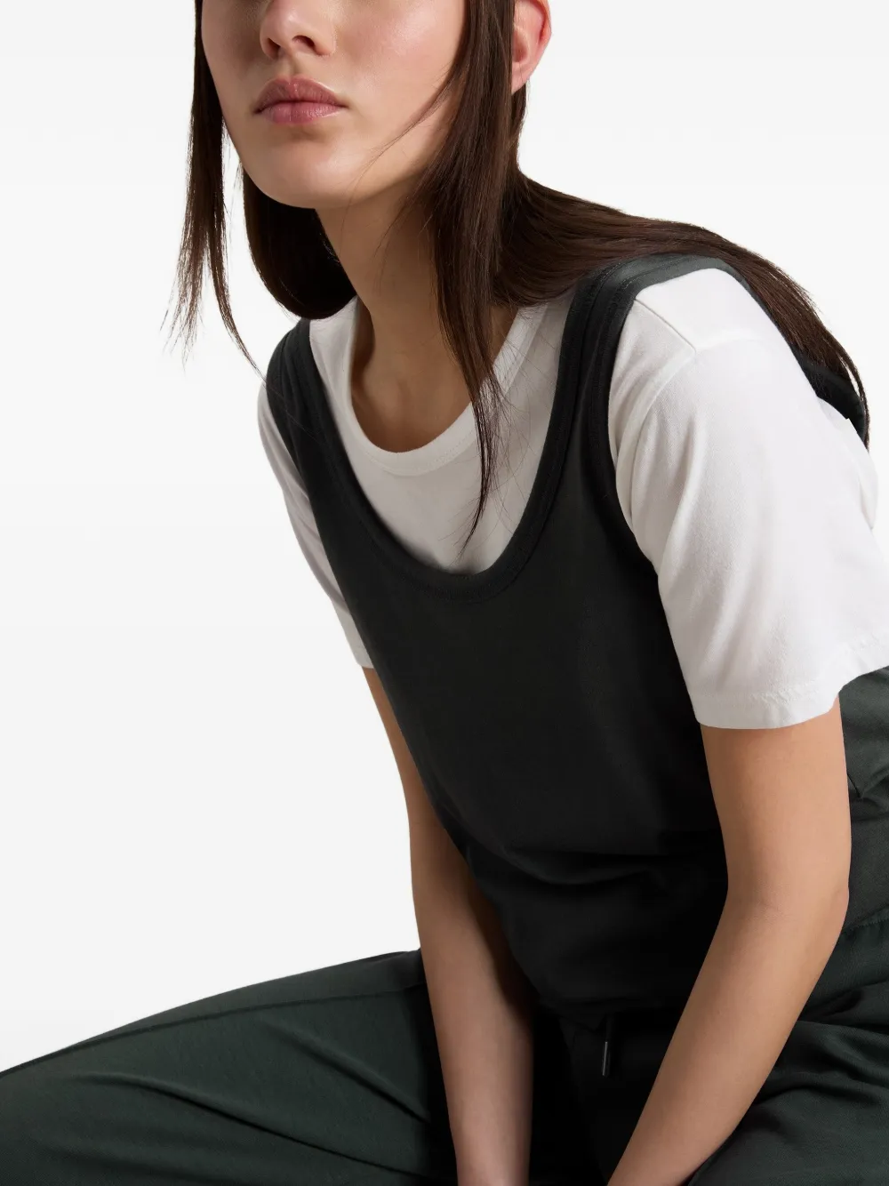 Woolrich Top met ronde hals Groen