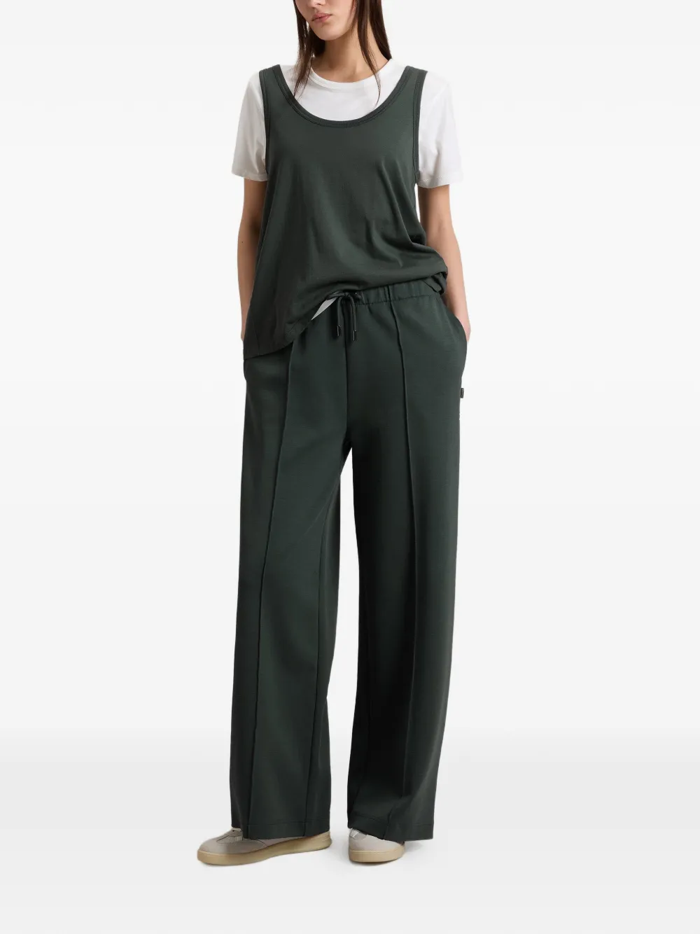  Woolrich Top Con Cuello Redondo - Verde 