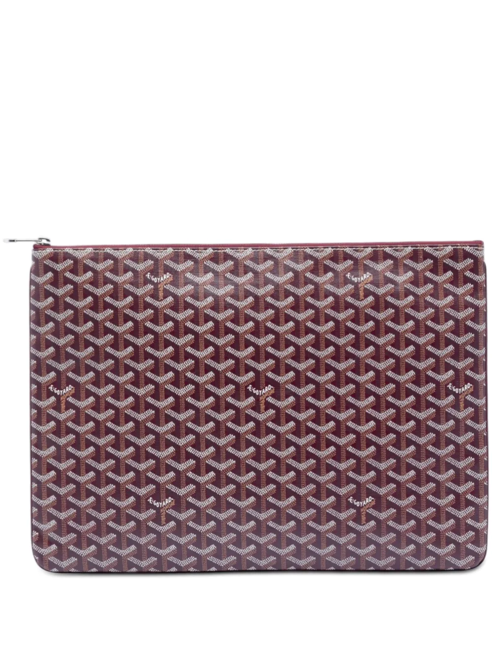 Goyard Pre-Owned 2017 Goyardine Senat GM clutch bag - Rosso