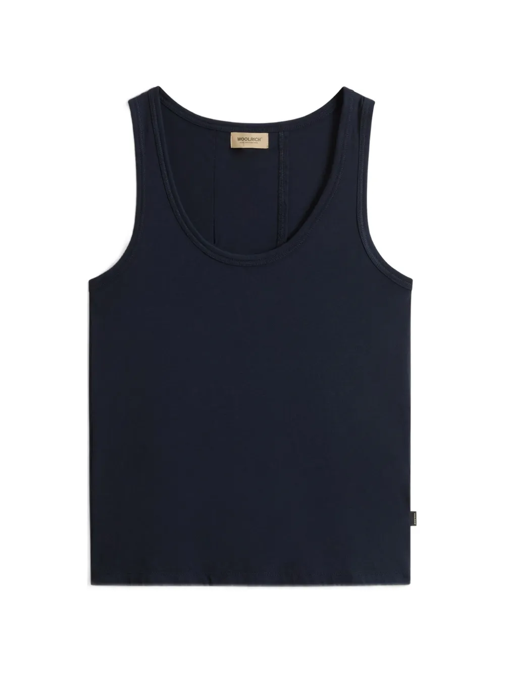 Woolrich round-neck side-label vest - Blu