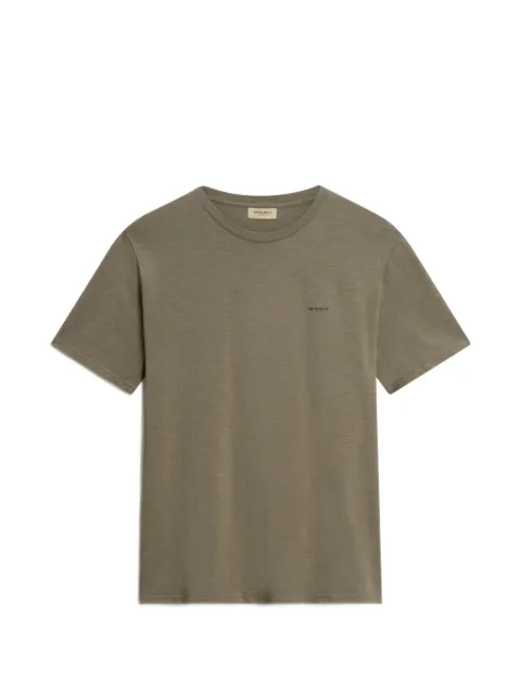 Woolrich slub-texture logo-print T-shirt