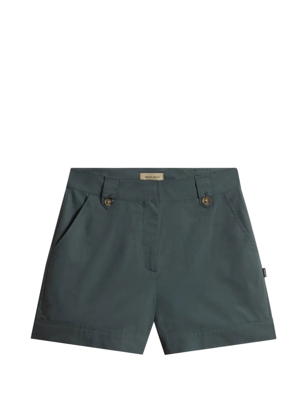 Woolrich logo side label shorts - Green