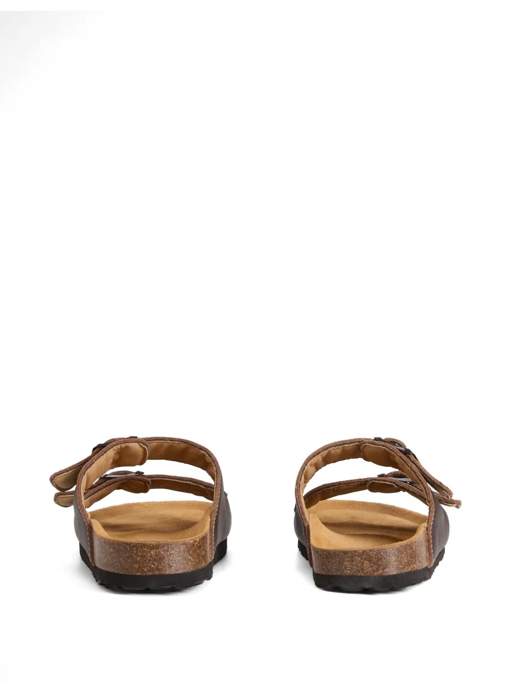 Woolrich Leren sandalen met bandje Bruin