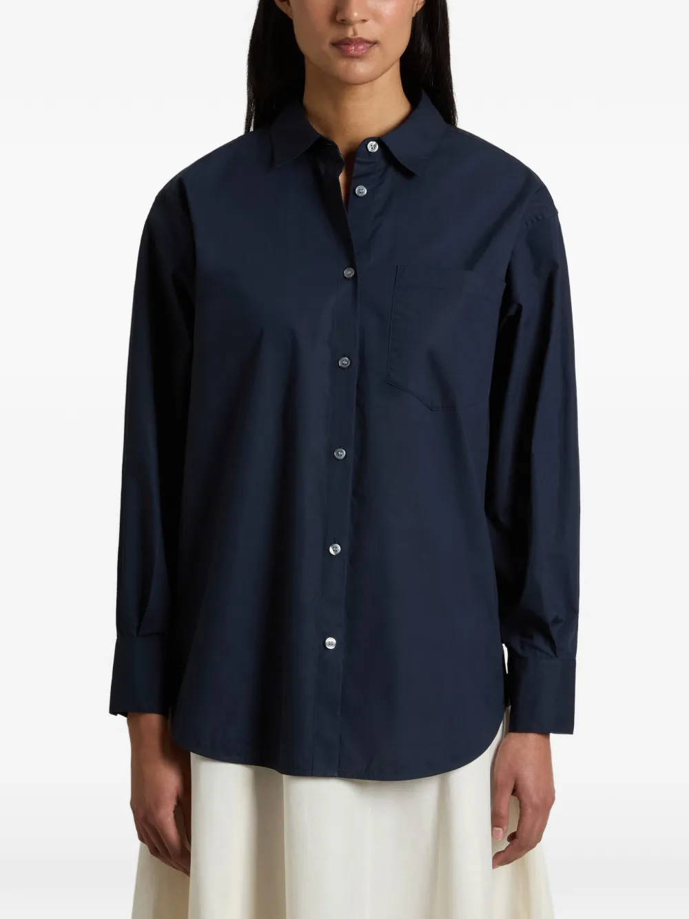  Woolrich Camisa Con Bolsillo En El Pecho - Azul 