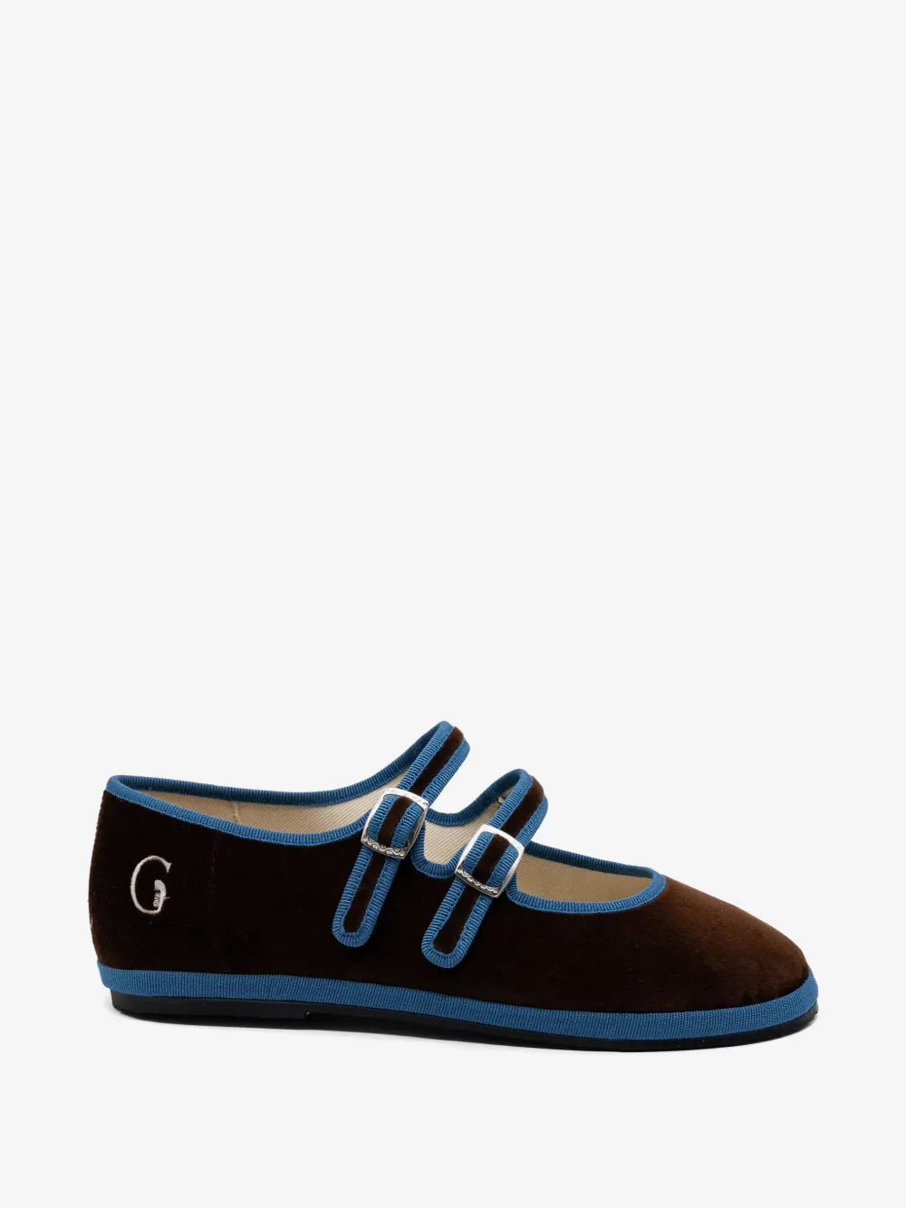 Mary Jane velvet ballet flats