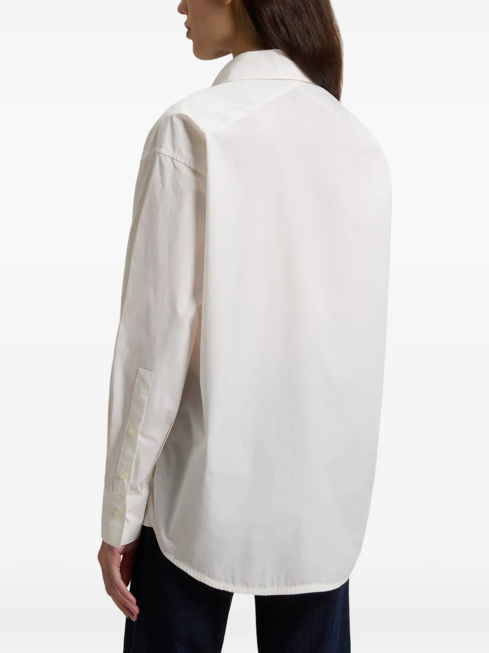 Woolrich Klassieke katoenen blouse met zak Beige