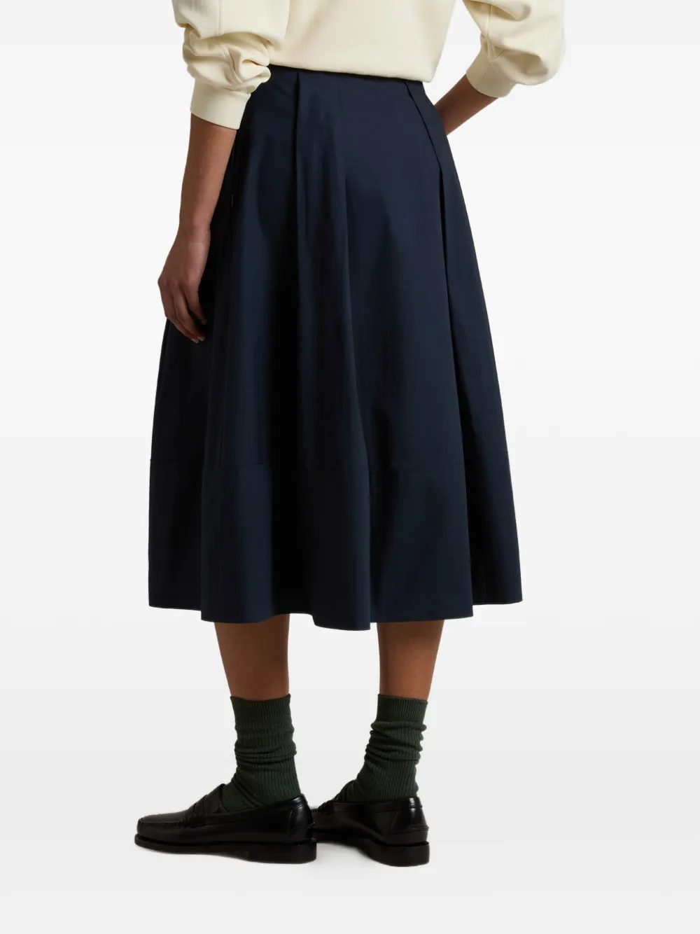 Woolrich Straight plooirok Blauw