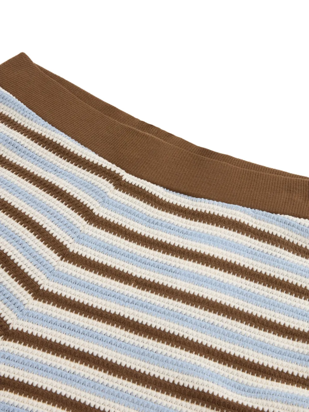 Woolrich Gestreepte shorts Bruin