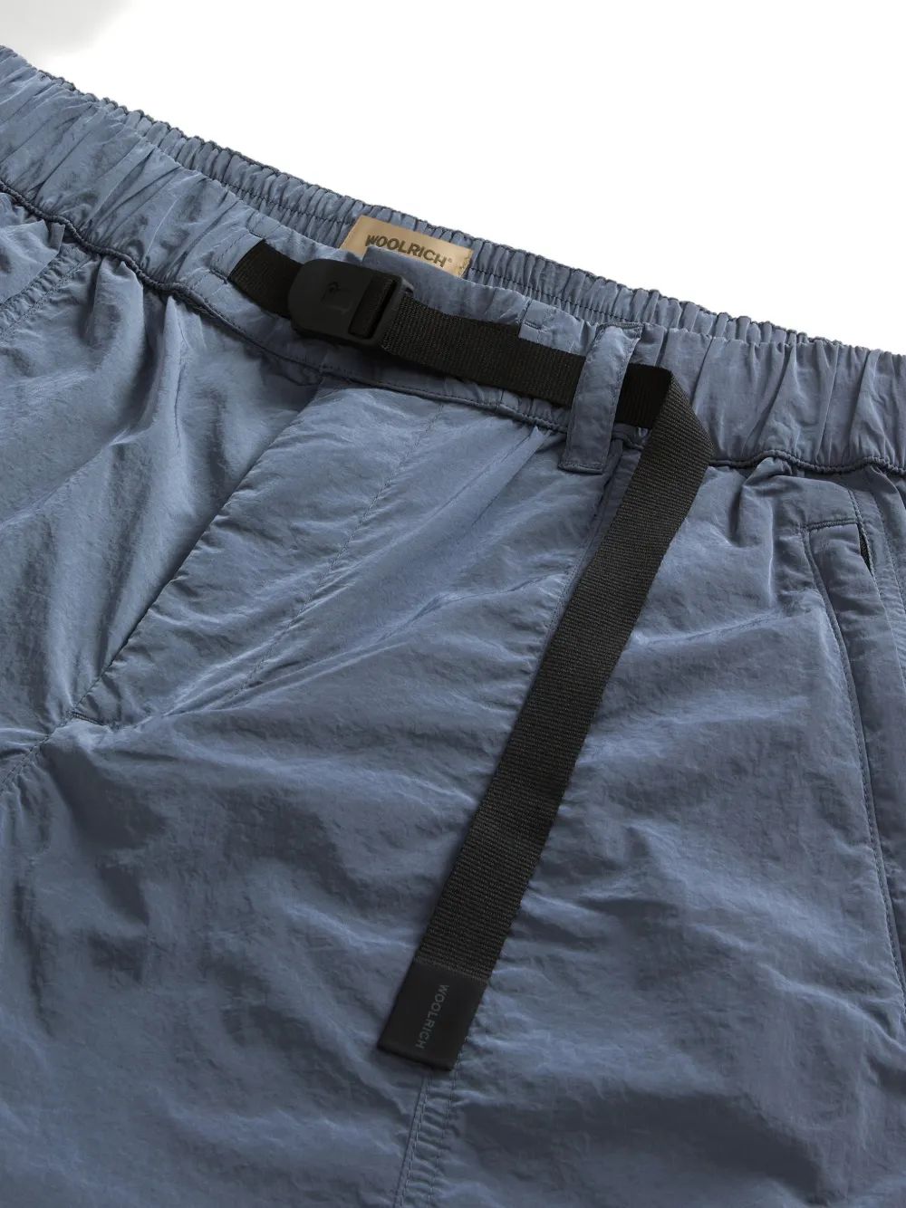 Woolrich Waterafstotende shorts met ceintuur Blauw