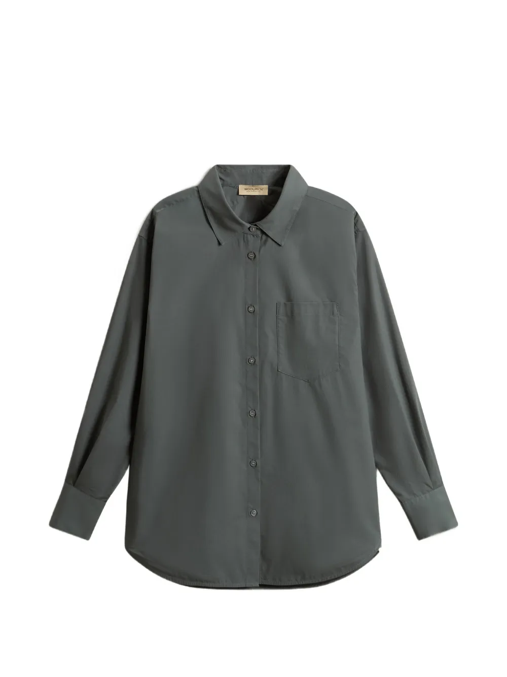Woolrich Chest-pocket Button Shirt In Green