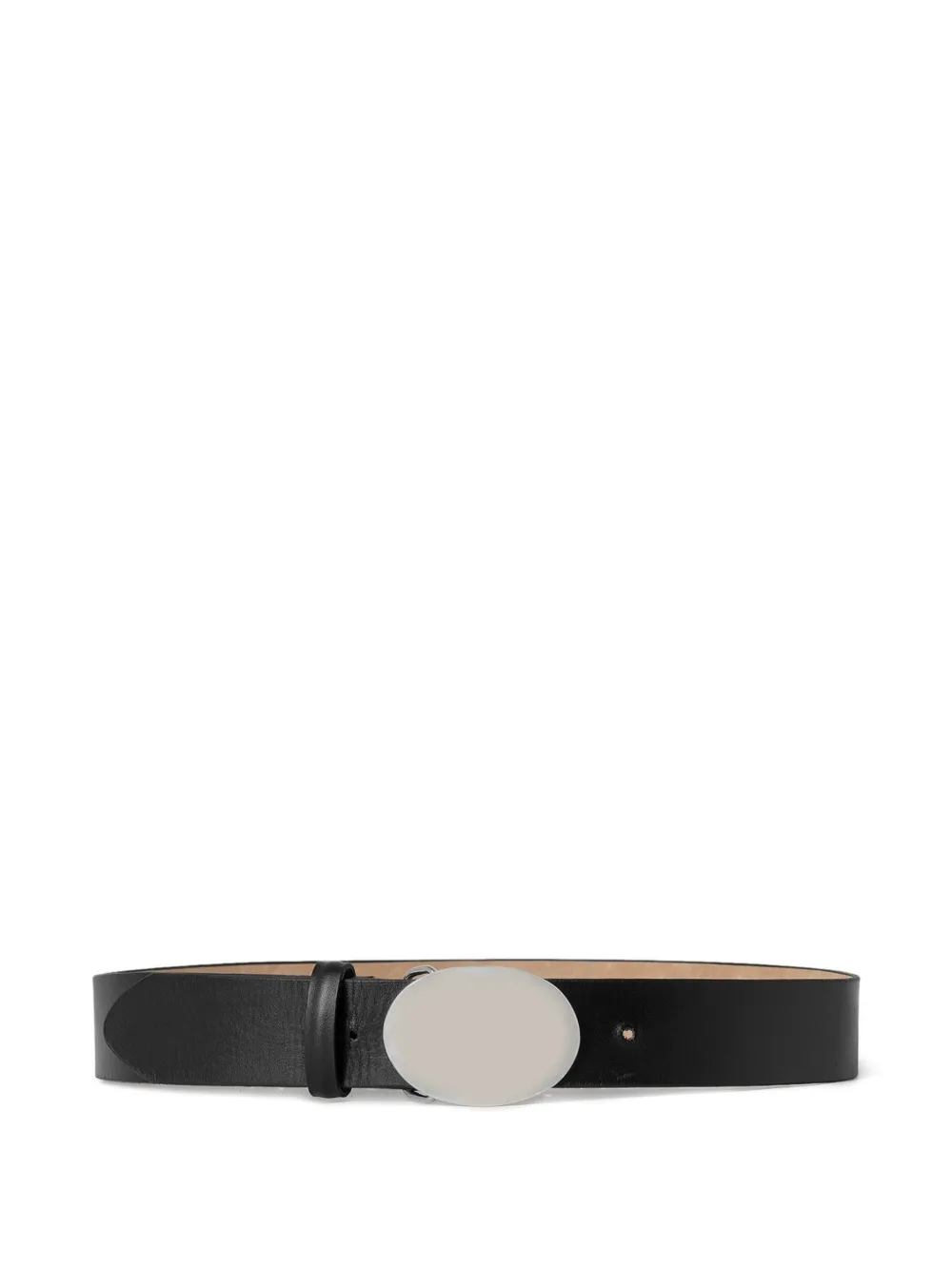 Gimaguas oval-buckle belt - Nero