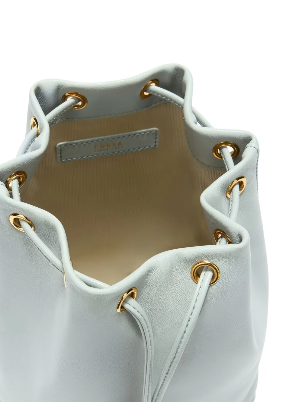 Furla Sfera bucket-tas met trekkoord Blauw