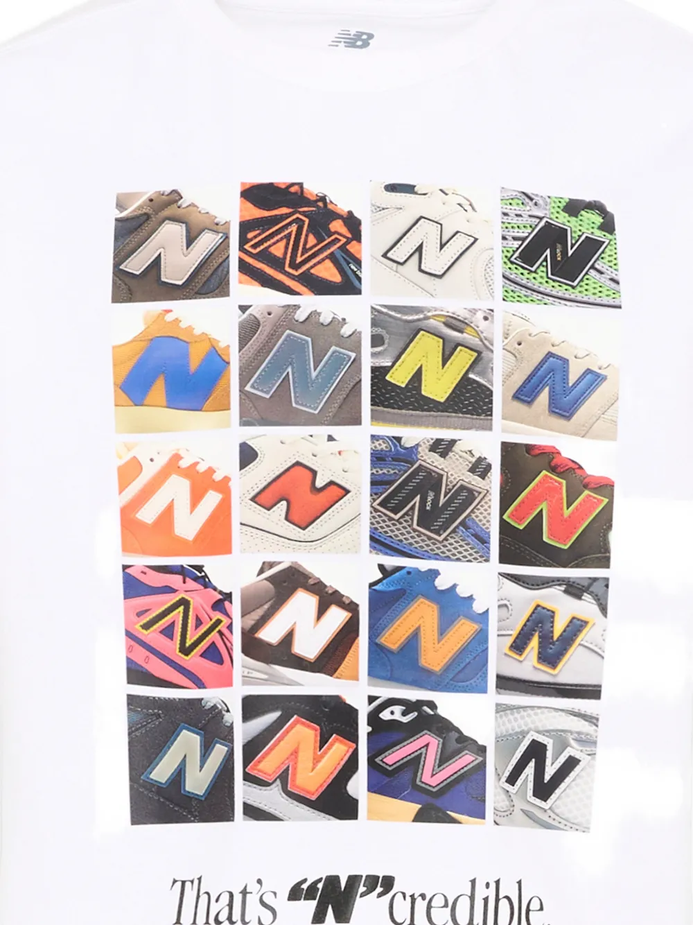 New Balance Kids Celebrated Icons T-shirt met korte mouwen Wit