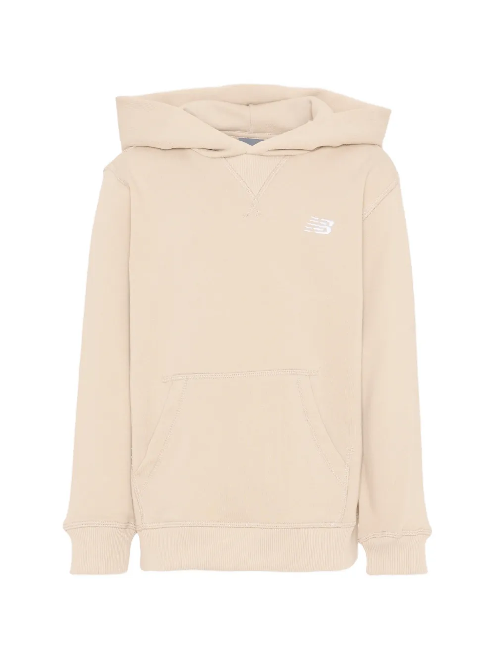 New Balance Kids logo-detail hoodie - Toni neutri